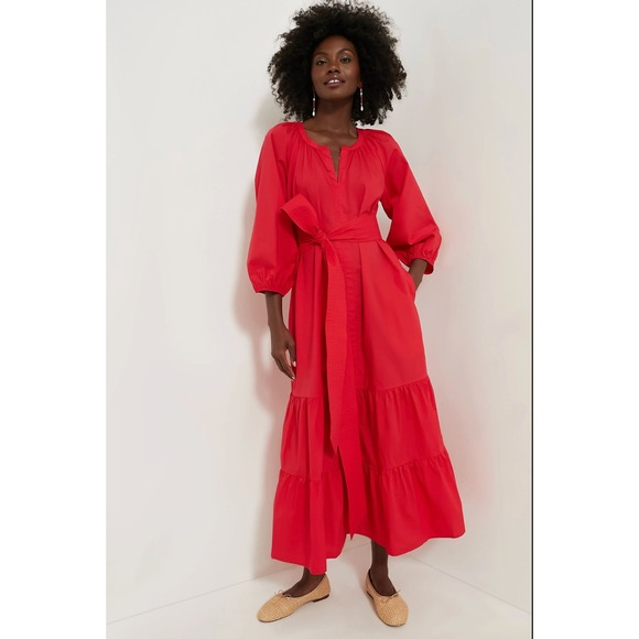 NEW Tuckernuck Womens‎ Red Lyles Dress Size XXXL - Missing Belt - Holiday Party